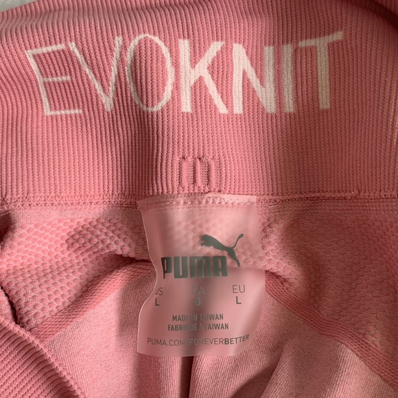 PUMA pink leggings size L - Picture 4 of 4